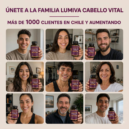 Lumiva Cabello Vital — Biotina 10.000mcg + Colágeno
